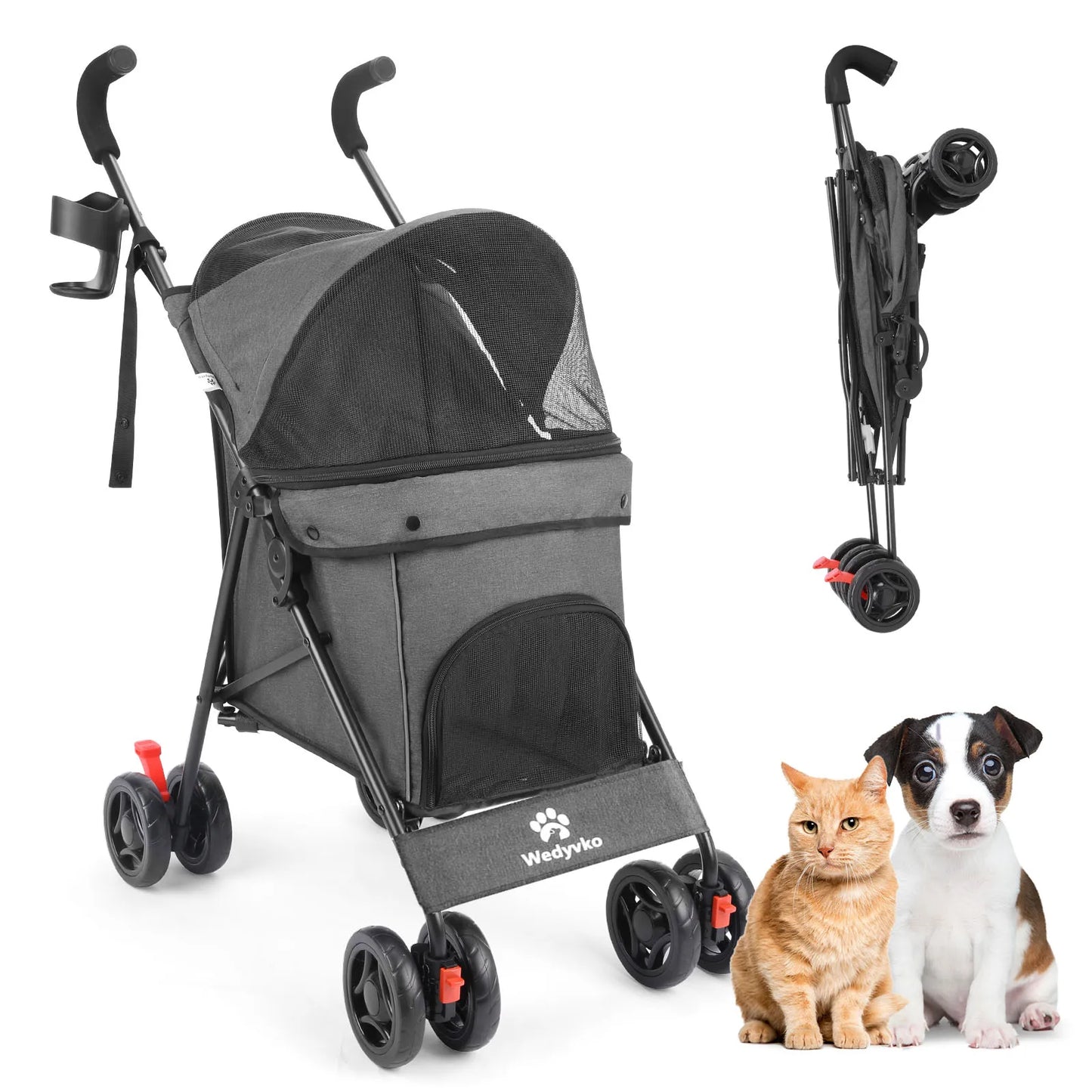 Wedyvko Pet Dog/Cat Stroller
