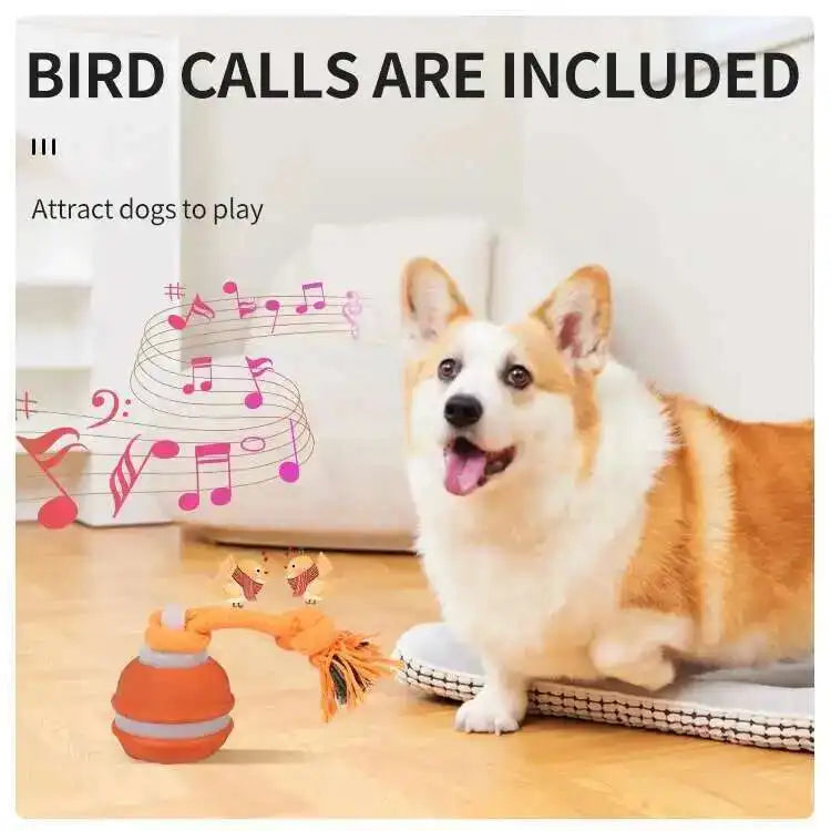 Interactive teasing ball for dogs by mypawbloom, durable smart dog toy designed to engage and entertain pets during playtime