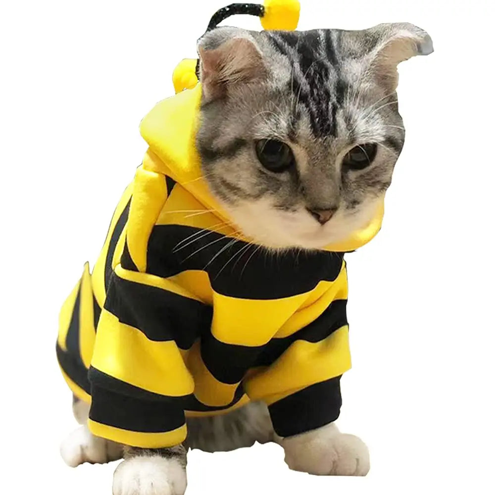 Pet Bee Hoodie Sweater - Warm Cold Weather