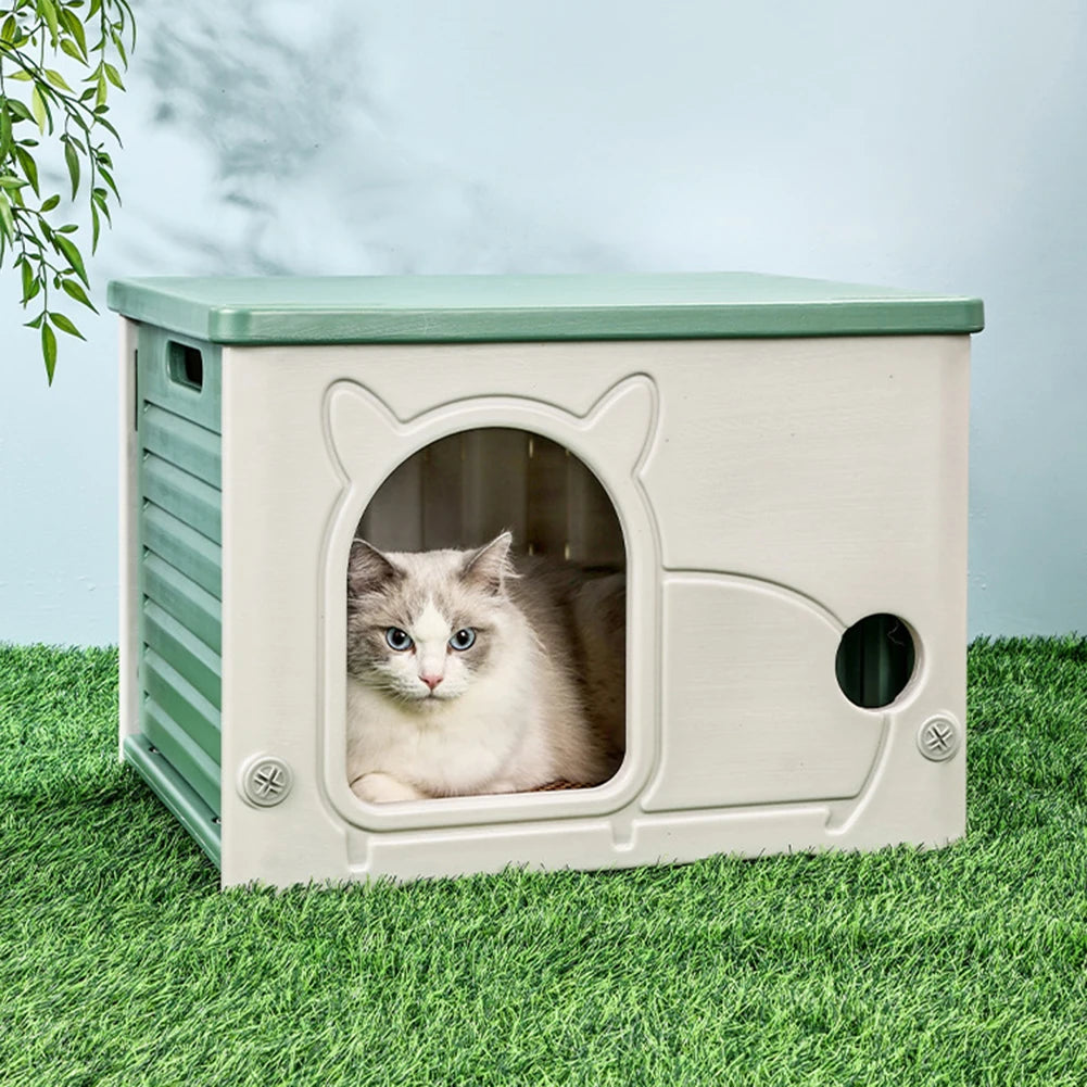 Outdoor Cat House Four Seasons Cat Houses & Condos Rainproof