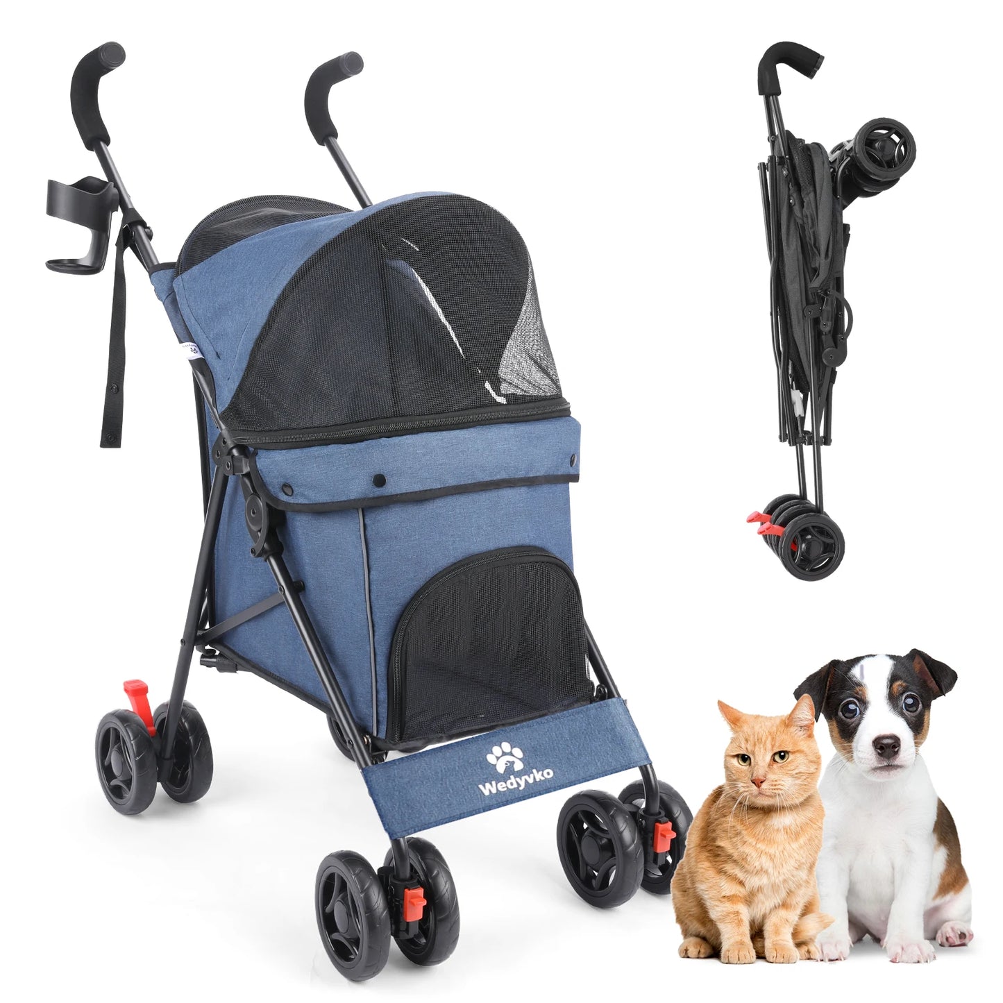 Wedyvko Pet Dog/Cat Stroller