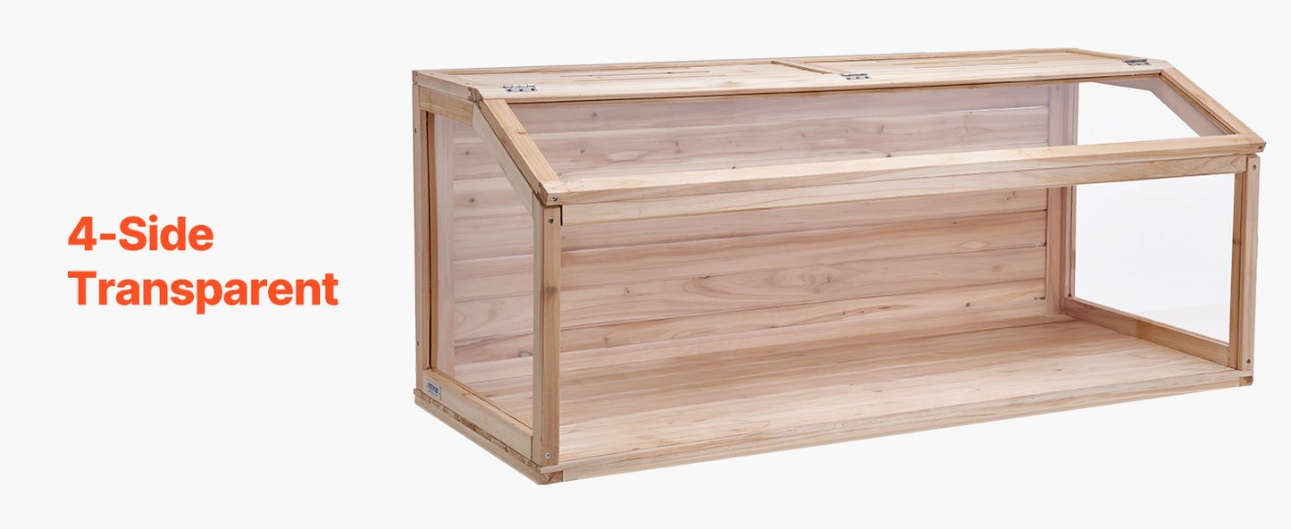 SucceBuy Wooden Hamster Cage 270°